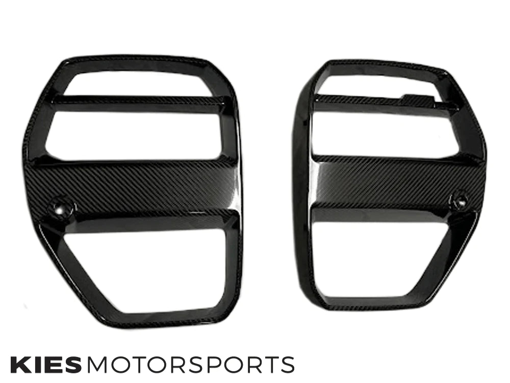 2020-2025 BMW M3 (G80) / M4 (G82 / G83) Vorsteiner Inspired Dry Carbon Full Replacement Kidney Grille