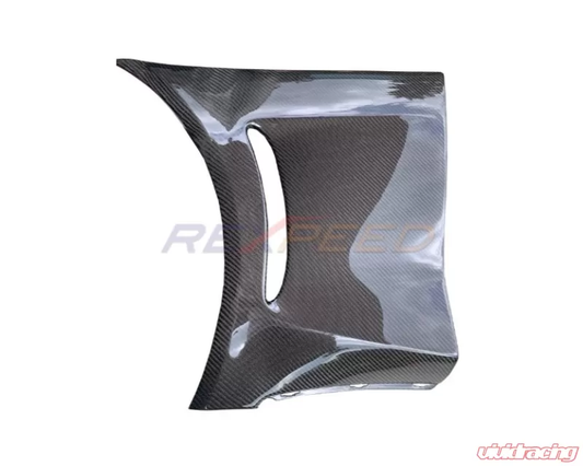 Rexpeed Carbon Fiber Front Fender Duct Panel-Gloss Toyota Supra V2 2020-2023