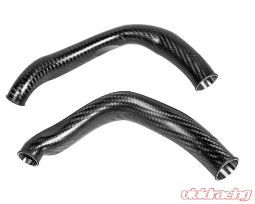 Eventuri Black Carbon Charge Pipe Set - Matte BMW F8X M2C M3 M4 S55