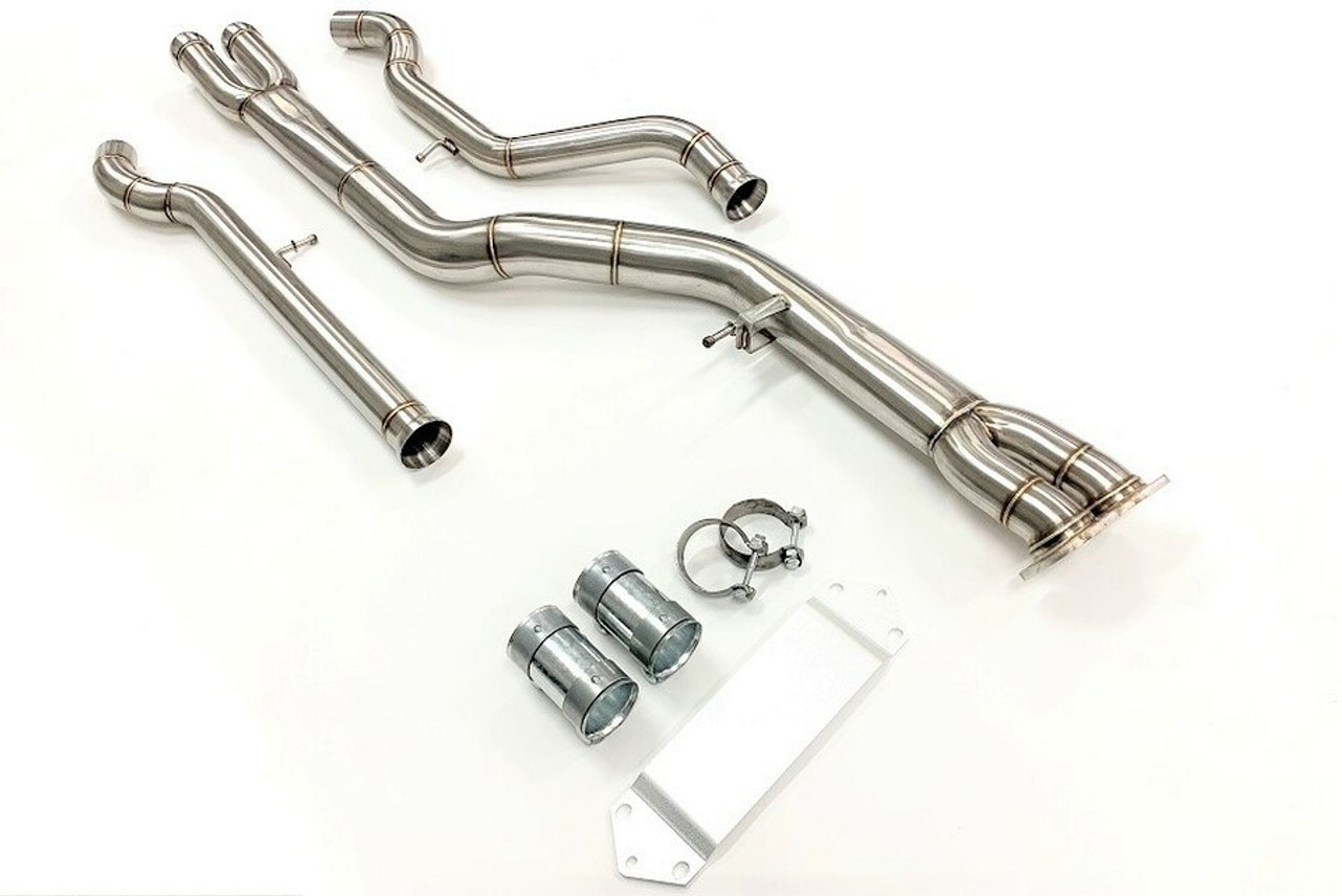 MAD BMW F8X M3 M4 SINGLE MIDPIPE (BRACE INCLUDED)