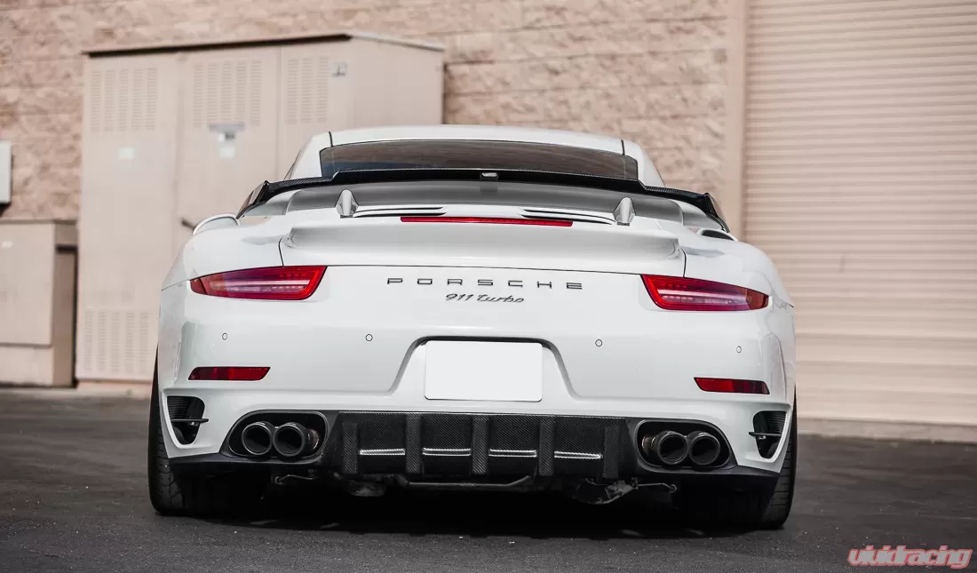 VR Aero Carbon Fiber Wing Lip Spoiler Porsche 991 Turbo | Turbo S