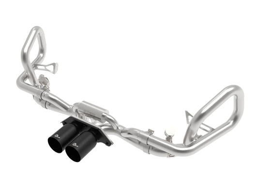 aFe POWER Mach Force-Xp 2 1/2" to 2" 304 Stainless Steel Cat-Back Exhaust Sytem with Black Tips Porsche 991 | 991.2 GT3 2014-2019