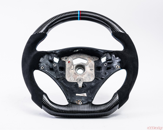 BMW 135I 335I M3 M-Sport OEM Upgraded Steering Wheel Tri-Color Stitching Carbon